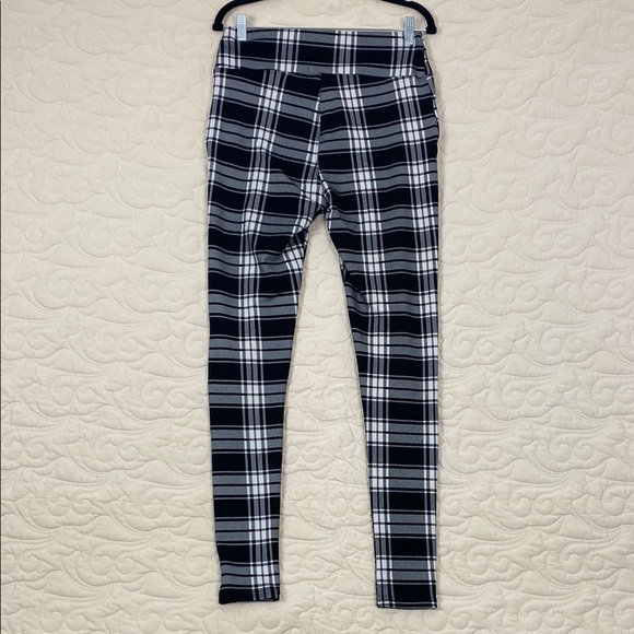 Streetwear Society Plaid Leggings Sz XL - Picture 2 of 10